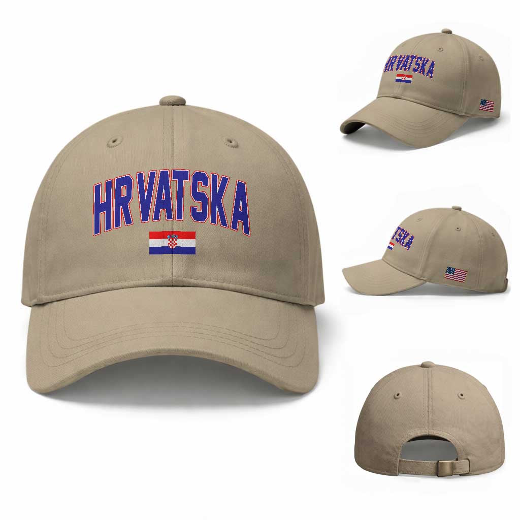 Hrvatska Flag Baseball Cap Croatia Vintage Zagreb Croatian Jersey Retro