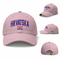 Hrvatska Flag Baseball Cap Croatia Vintage Zagreb Croatian Jersey Retro