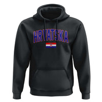 Hrvatska Flag Hoodie Croatia Vintage Zagreb Croatian Jersey Retro