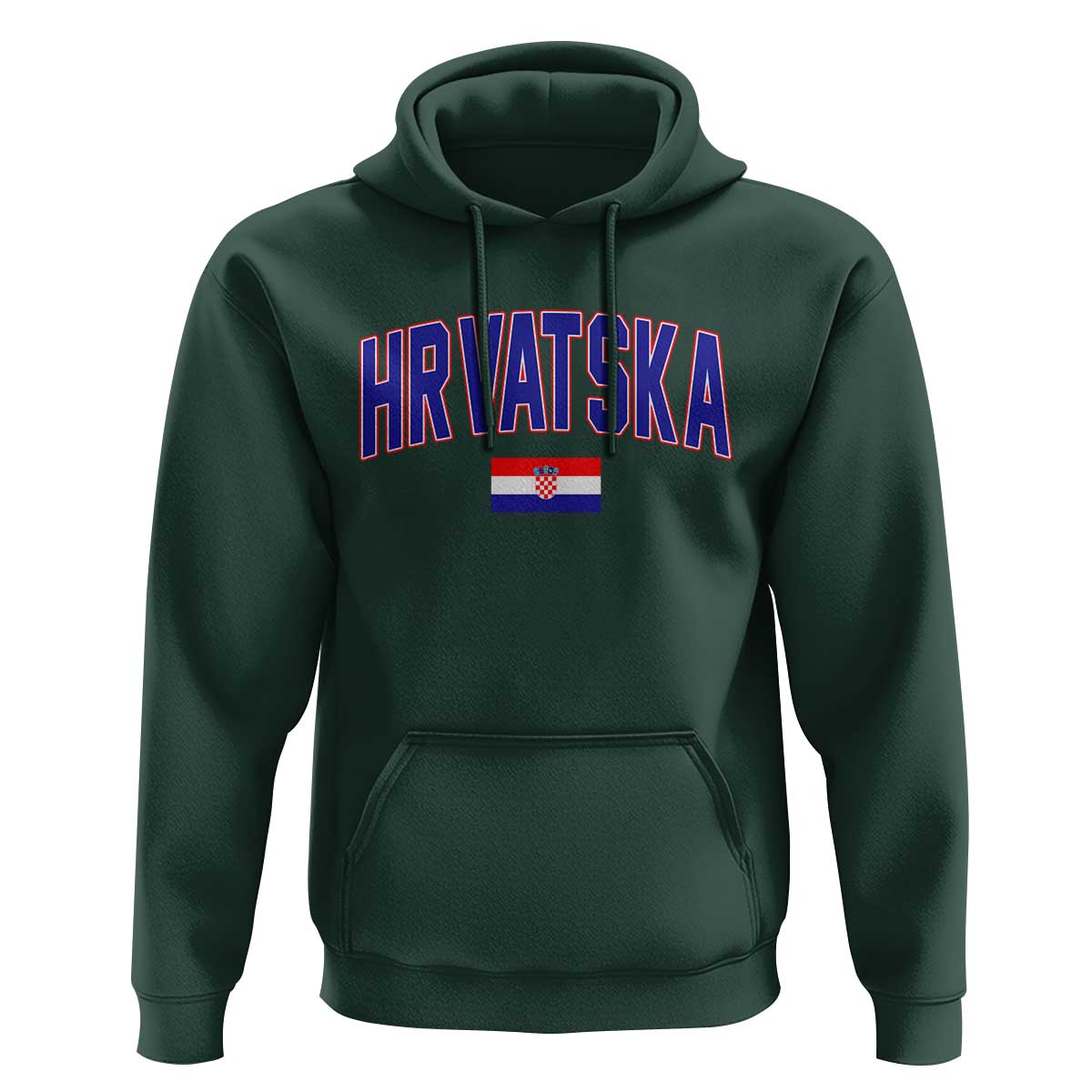 Hrvatska Flag Hoodie Croatia Vintage Zagreb Croatian Jersey Retro