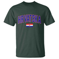 Hrvatska Flag T Shirt Croatia Vintage Zagreb Croatian Jersey Retro