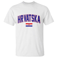 Hrvatska Flag T Shirt Croatia Vintage Zagreb Croatian Jersey Retro