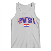 Hrvatska Flag Tank Top Croatia Vintage Zagreb Croatian Jersey Retro