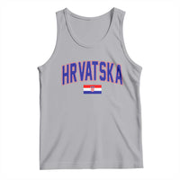 Hrvatska Flag Tank Top Croatia Vintage Zagreb Croatian Jersey Retro