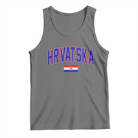Hrvatska Flag Tank Top Croatia Vintage Zagreb Croatian Jersey Retro