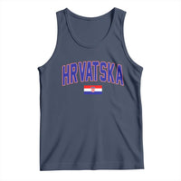 Hrvatska Flag Tank Top Croatia Vintage Zagreb Croatian Jersey Retro