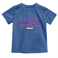 Hrvatska Flag Toddler T Shirt Croatia Vintage Zagreb Croatian Jersey Retro
