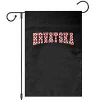 Vintage Hrvatska Garden Flag Retro Varsity Croatia Zagreb Croatian Flag