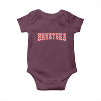 Vintage Hrvatska Baby Onesie Retro Varsity Croatia Zagreb Croatian Flag