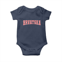 Vintage Hrvatska Baby Onesie Retro Varsity Croatia Zagreb Croatian Flag