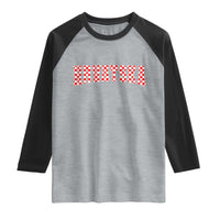 Vintage Hrvatska Raglan Shirt Retro Varsity Croatia Zagreb Croatian Flag