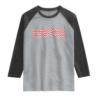 Vintage Hrvatska Raglan Shirt Retro Varsity Croatia Zagreb Croatian Flag