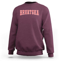 Vintage Hrvatska Sweatshirt Retro Varsity Croatia Zagreb Croatian Flag