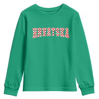 Vintage Hrvatska Youth Sweatshirt Retro Varsity Croatia Zagreb Croatian Flag