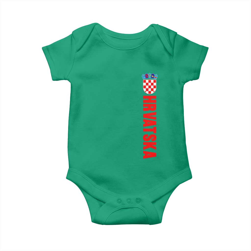 Hrvatska Baby Onesie Vintage Croatia Zagreb Croatian
