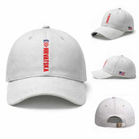 Hrvatska Baseball Cap Vintage Croatia Zagreb Croatian