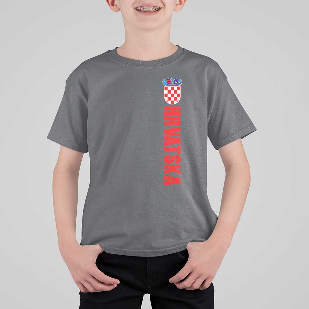 Hrvatska T Shirt For Kid Vintage Croatia Zagreb Croatian
