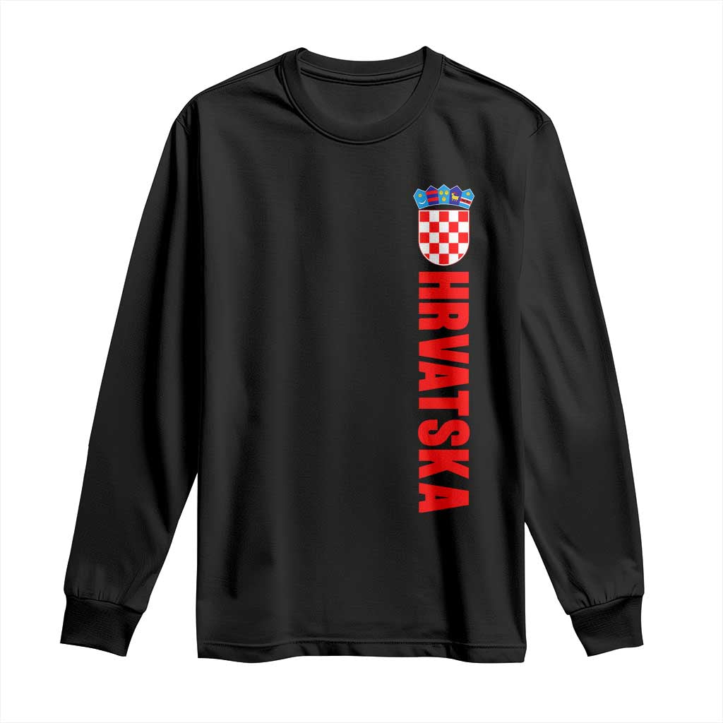 Hrvatska Long Sleeve Shirt Vintage Croatia Zagreb Croatian