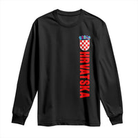Hrvatska Long Sleeve Shirt Vintage Croatia Zagreb Croatian