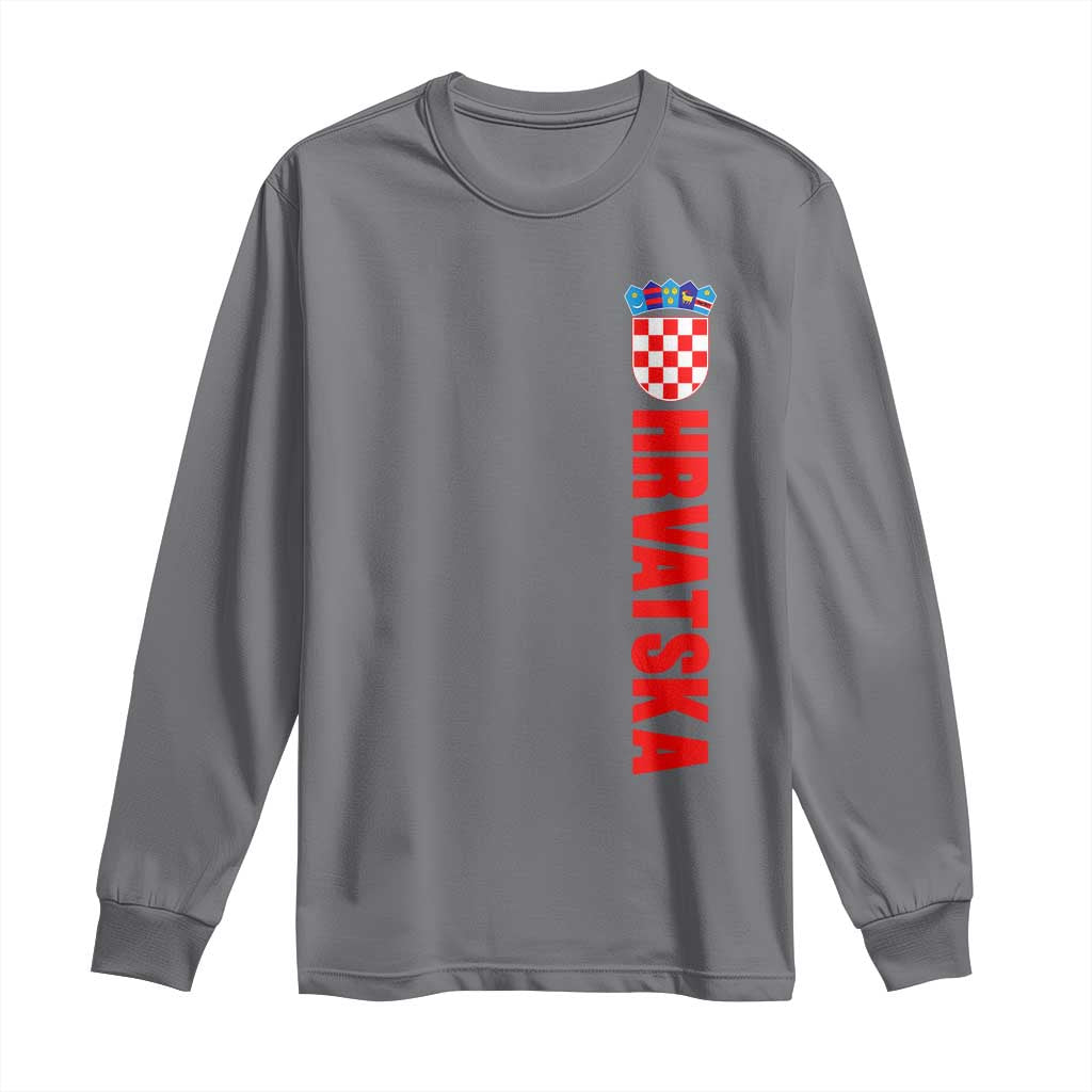 Hrvatska Long Sleeve Shirt Vintage Croatia Zagreb Croatian