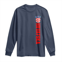 Hrvatska Long Sleeve Shirt Vintage Croatia Zagreb Croatian