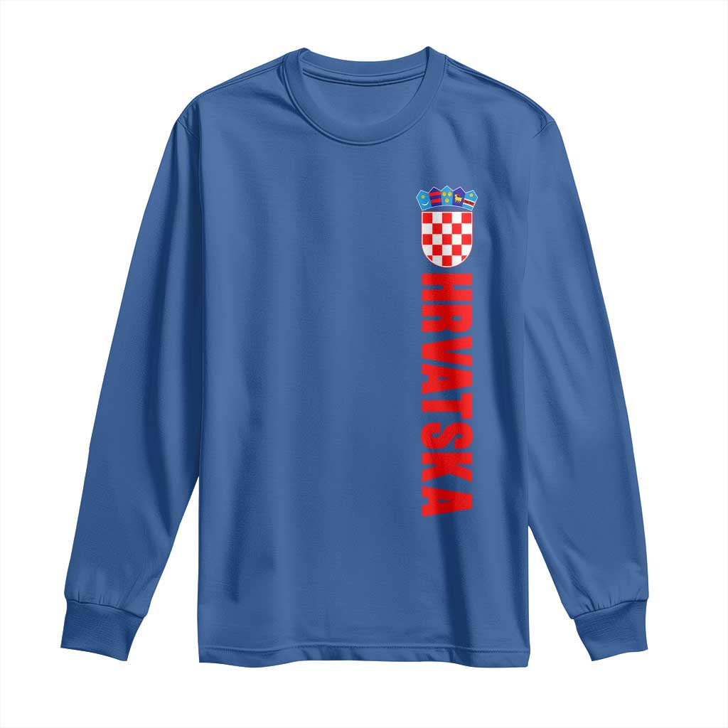 Hrvatska Long Sleeve Shirt Vintage Croatia Zagreb Croatian