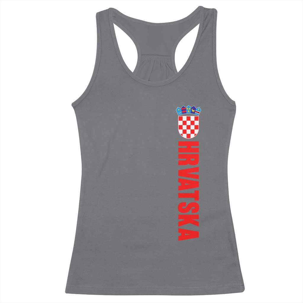Hrvatska Racerback Tank Top Vintage Croatia Zagreb Croatian