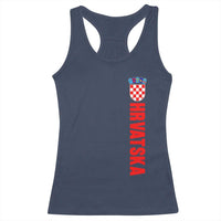 Hrvatska Racerback Tank Top Vintage Croatia Zagreb Croatian