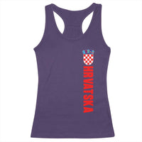 Hrvatska Racerback Tank Top Vintage Croatia Zagreb Croatian