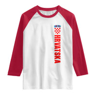 Hrvatska Raglan Shirt Vintage Croatia Zagreb Croatian