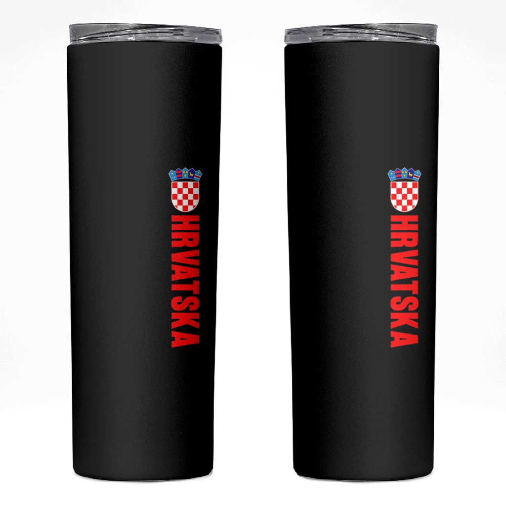 Hrvatska Skinny Tumbler Vintage Croatia Zagreb Croatian
