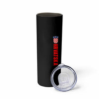 Hrvatska Skinny Tumbler Vintage Croatia Zagreb Croatian