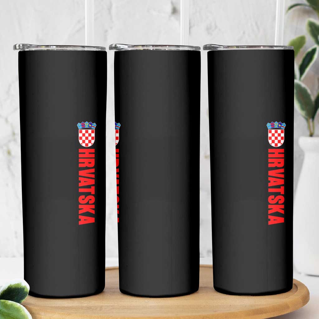 Hrvatska Skinny Tumbler Vintage Croatia Zagreb Croatian