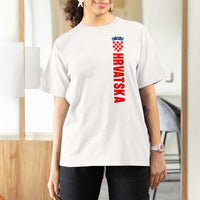 Hrvatska T Shirt For Women Vintage Croatia Zagreb Croatian