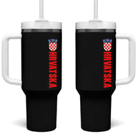 Hrvatska Tumbler With Handle Vintage Croatia Zagreb Croatian