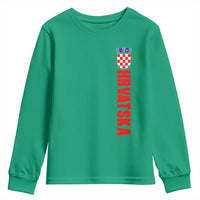 Hrvatska Youth Sweatshirt Vintage Croatia Zagreb Croatian