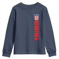 Hrvatska Youth Sweatshirt Vintage Croatia Zagreb Croatian