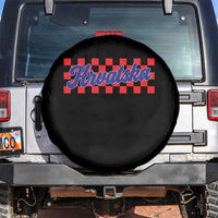 Hrvatska Spare Tire Cover Checkered Retro Croatia Zagreb Croatian