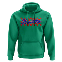 Hrvatska Hoodie Checkered Retro Croatia Zagreb Croatian