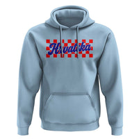 Hrvatska Hoodie Checkered Retro Croatia Zagreb Croatian