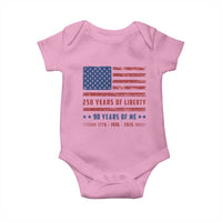 Patriotic 90th Birthday USA 250th Anniversary Baby Onesie 250 Years of Liberty 1936 90 Year Old Gift