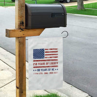 Patriotic 80th Birthday USA 250th Anniversary Garden Flag 250 Years of Liberty 1946 80 Year Old Gift