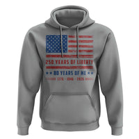Patriotic 80th Birthday USA 250th Anniversary Hoodie 250 Years of Liberty 1946 80 Year Old Gift