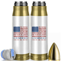Patriotic 70th Birthday USA 250th Anniversary Bullet Tumbler 250 Years of Liberty 1956 70 Year Old Gift