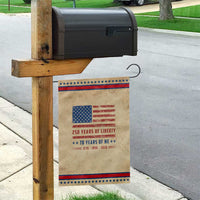 70th Birthday USA 250th Anniversary Patriotic Garden Flag 250 Years of Liberty 1956 70 Year Old Gift
