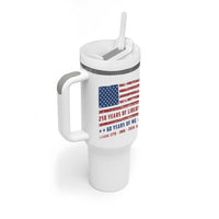 Patriotic 60th Birthday USA 250th Anniversary Tumbler With Handle 250 Years of Liberty 1966 60 Year Old Gift