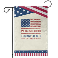 60th Birthday USA 250th Anniversary Patriotic Garden Flag 250 Years of Liberty 1966 60 Year Old Gift