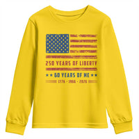 Patriotic 60th Birthday USA 250th Anniversary Youth Sweatshirt 250 Years of Liberty 1966 60 Year Old Gift