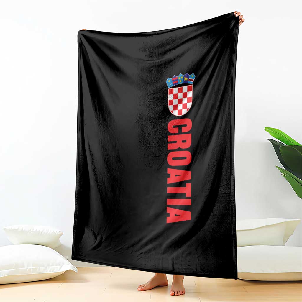 Croatia Throw Blanket Vintage Hrvatska Zagreb Croatian