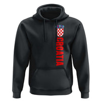 Croatia Hoodie Vintage Hrvatska Zagreb Croatian